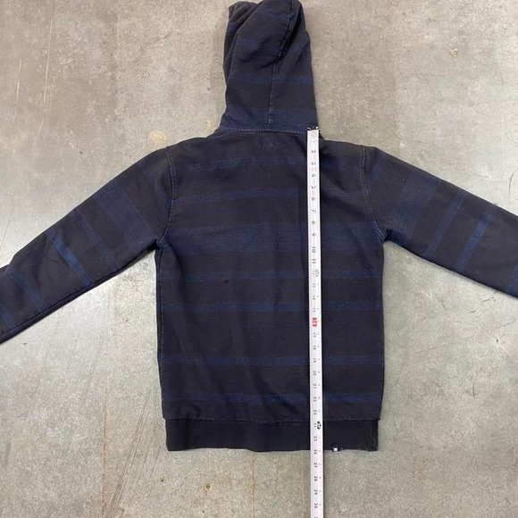 Y2K Quiksilver White Full Zip Hoodie Logo Graphic Mens Size S - Picture 5 of 6